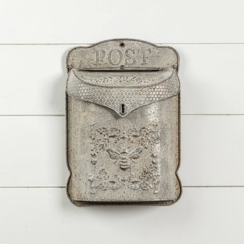 Galvanized Bee Mailbox