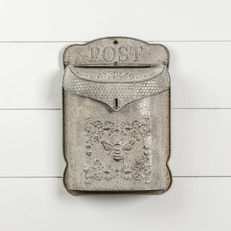 Galvanized Bee Mailbox