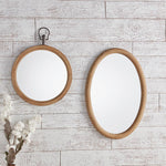 Wooden Hanging Mirror