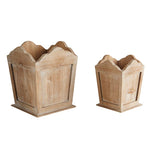 Wooden Square Container Set