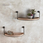 Semi-Circle Shelves