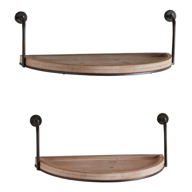 Semi-Circle Shelves