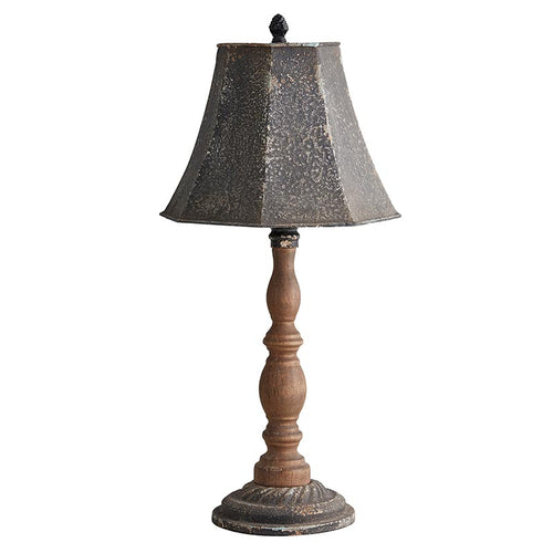 Metal & Wood Table Lamp - Vintage Crossroads