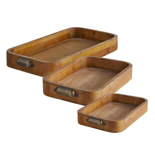 Wooden Desk Trays