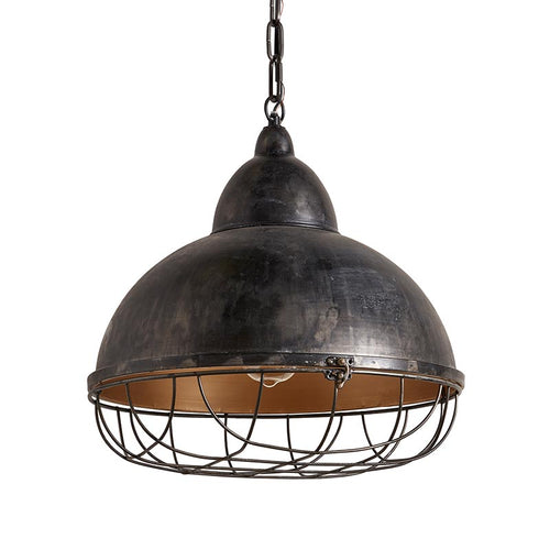 Black Cage Hanging Light