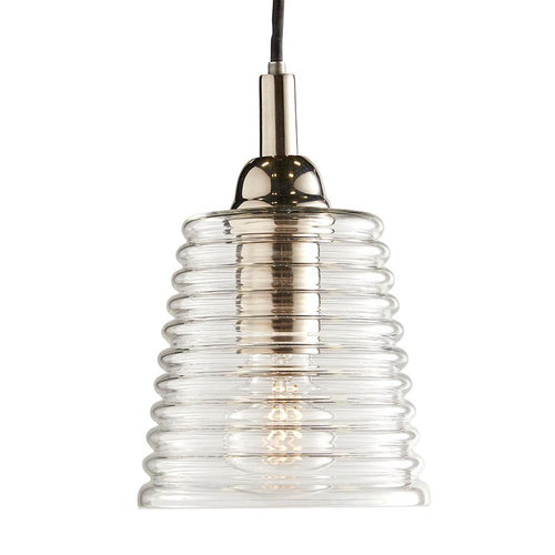 Modern Ribbed Pendant Light