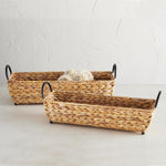 Water Hyacinth Woven Trays