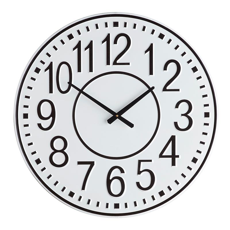 Black & White Wall Clock