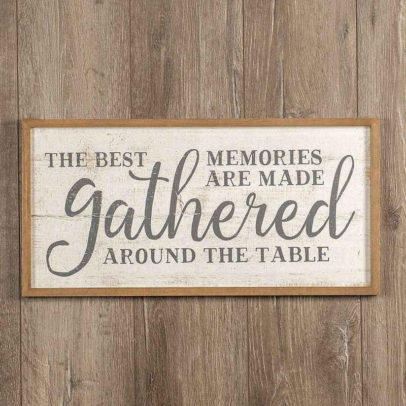 Gathered Memories Sign Ragon House
