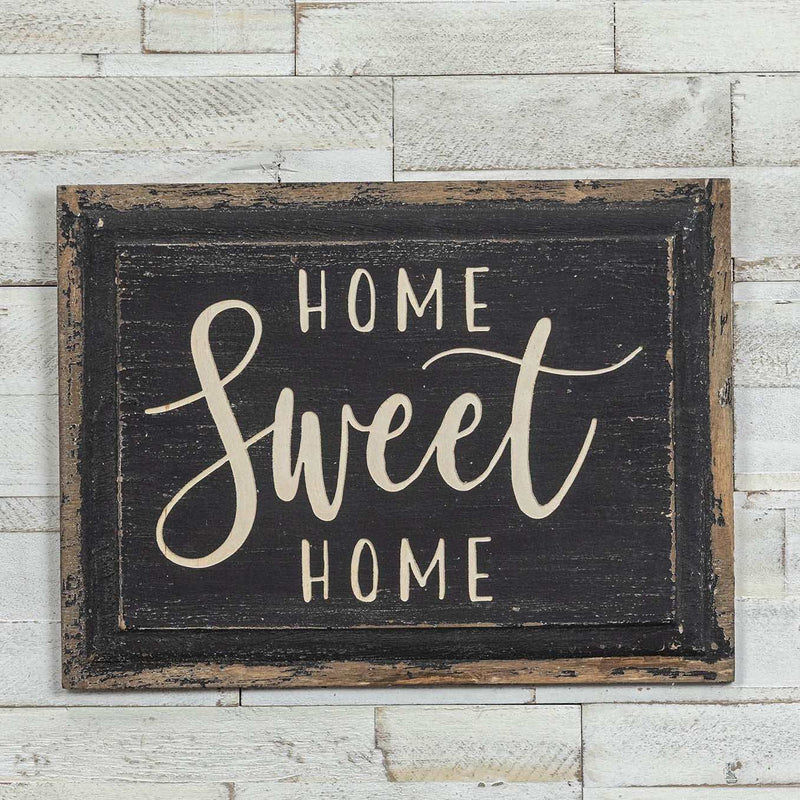 Black Home Sweet Home Sign Ragon House