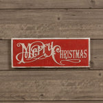 Red Merry Christmas Sign Ragon House