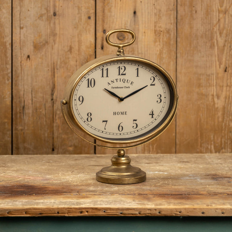 Bronze Tabletop Clock