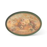 Oval Vintage Floral Prints