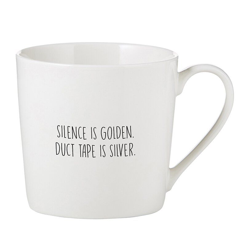 Silence is Golden Café Mug