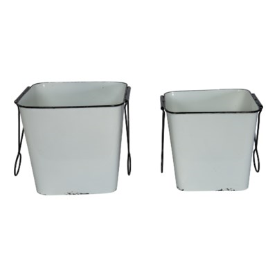 Square Metal Bucket VIP Home And Garden