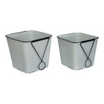 Square Metal Bucket VIP Home And Garden