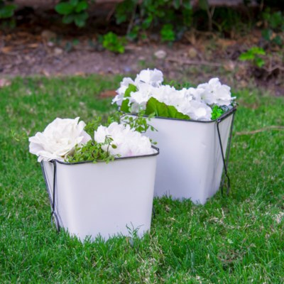 Square Metal Bucket VIP Home And Garden