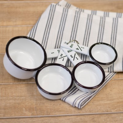 Metal Enamelware Measuring Cups VIP Home And Garden