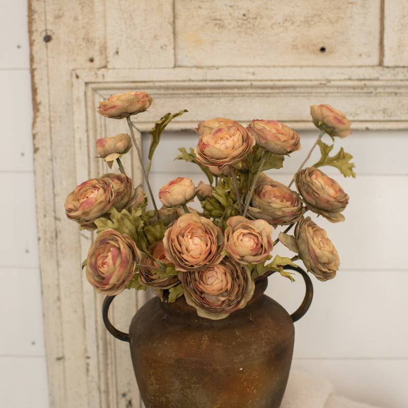 Sage Ranunculus Spray Vintage Crossroads