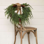Cedar Hanging Wreath With Cones Ragon House