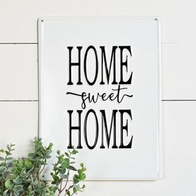 Tin Home Sweet Home Sign Pd Home & Garden