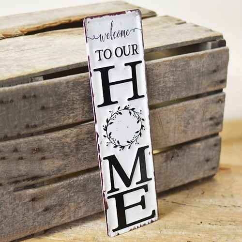 Welcome To Our Home Sign Pd Home & Garden