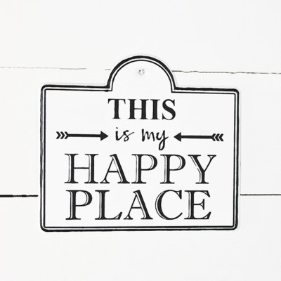 Happy Place Tin Sign Pd Home & Garden