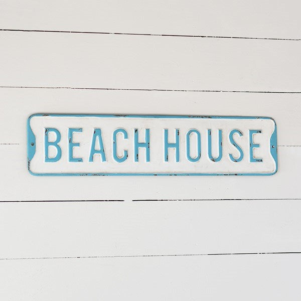 Beach House Street Sign Pd Home & Garden