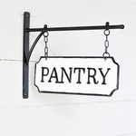 Hanging Tin Pantry Sign Pd Home & Garden