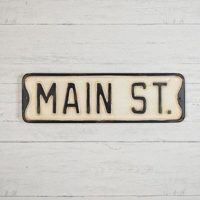Main Street Sign Pd Home & Garden