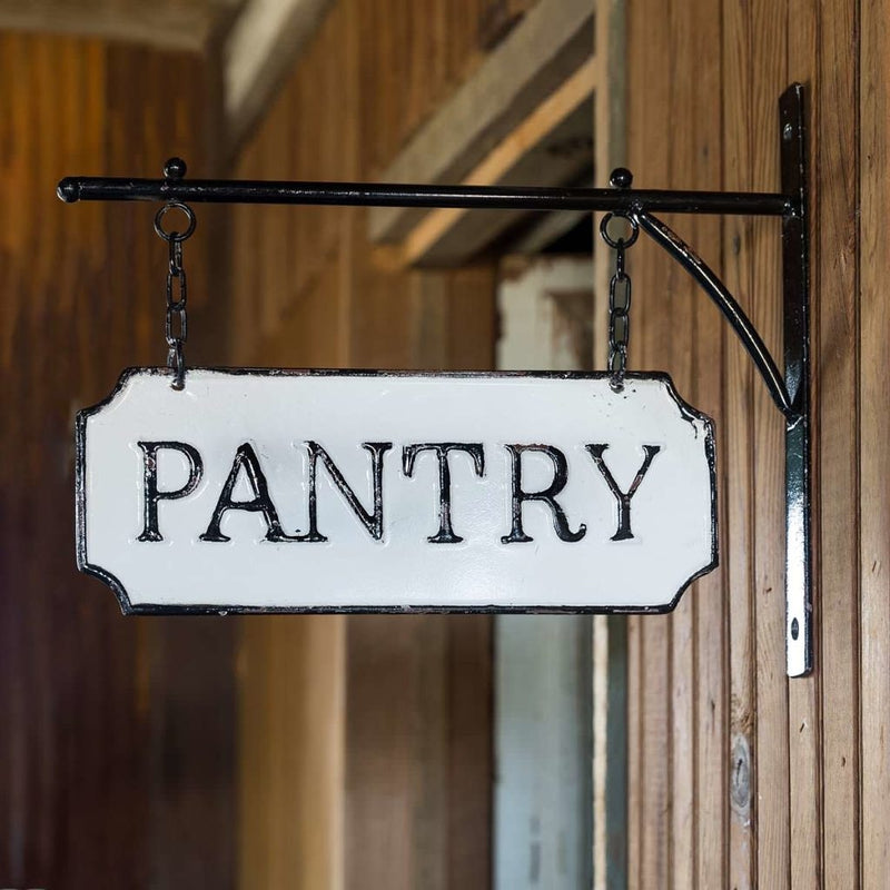 Hanging Tin Pantry Sign Pd Home & Garden