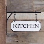 Hanging Tin Kitchen Sign Pd Home & Garden