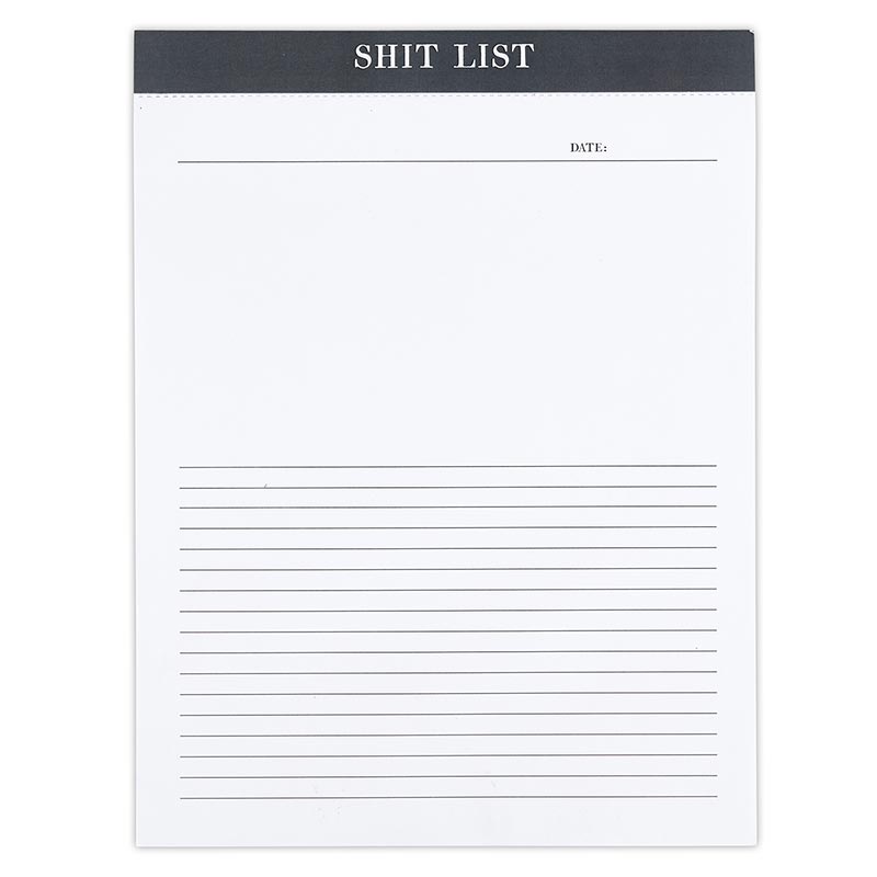 Sh*t List Pad