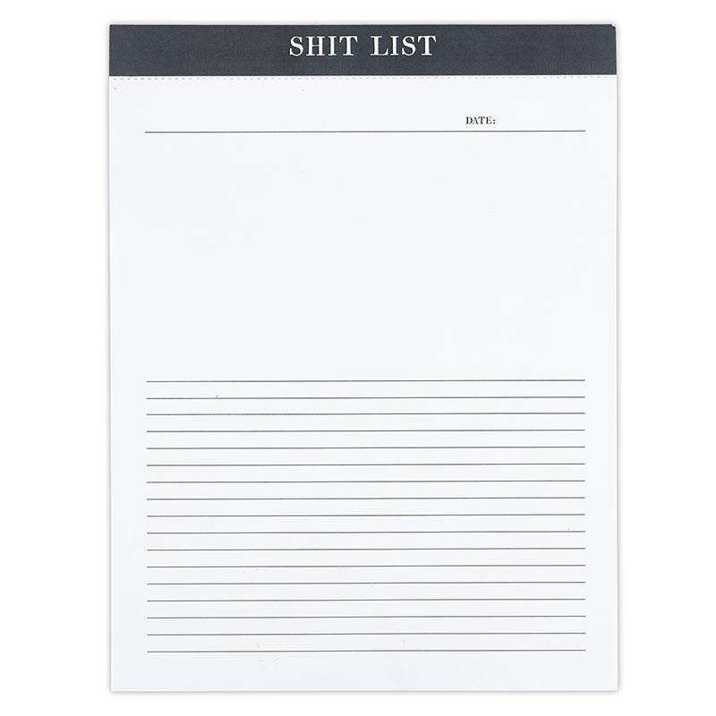 Sh*t List List Pad