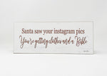 Christmas Instagram Block Sign Jan Michaels