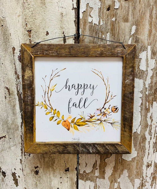 Happy Fall Sign Jan Michaels