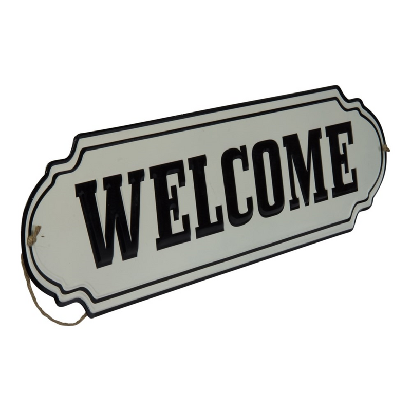 Metal Welcome Sign VIP Home And Garden