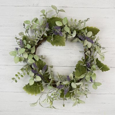 Lavender Wreath Pd Home & Garden