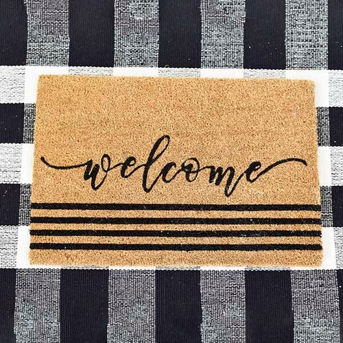 Welcome Door Mat Pd Home & Garden