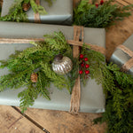Ribbed Silver Kugel Ornament
