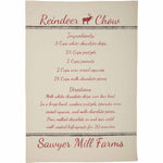 Sawyer Mill Reindeer And Recipes Tea Towels VHC Brands