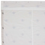 Embroidered Bee Shower Curtain VHC Brands