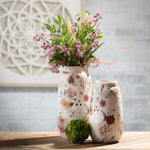Elegant Blossoms Pattern Vase
