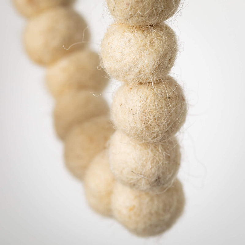 Wool Ball Garland - Vintage Crossroads