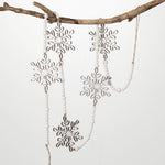 Dangling Snowflake Garland - Vintage Crossroads