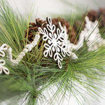 Dangling Snowflake Garland - Vintage Crossroads