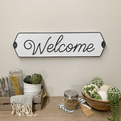 Script Welcome Sign VIP Home And Garden