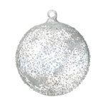 Iridescent Textured Ball Ornament