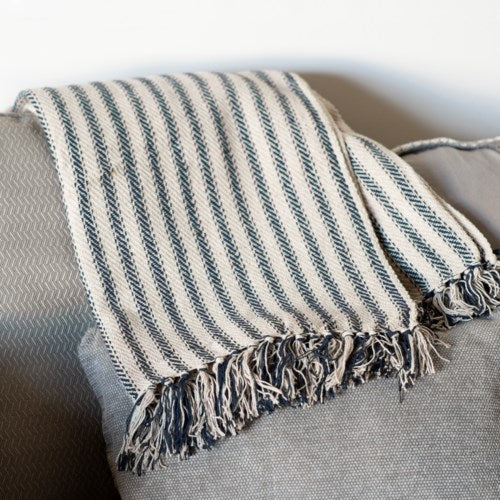 Striped Cotton Throw VIP Home And Garden