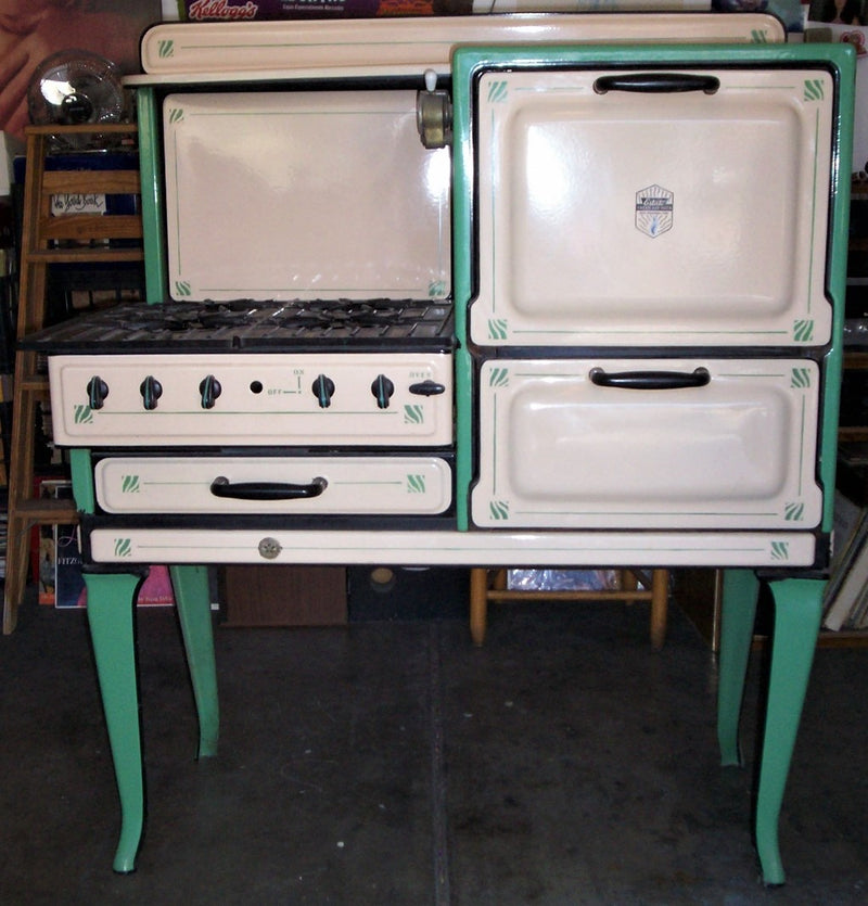 1930's Antique Gas Stove Vintage Crossroads